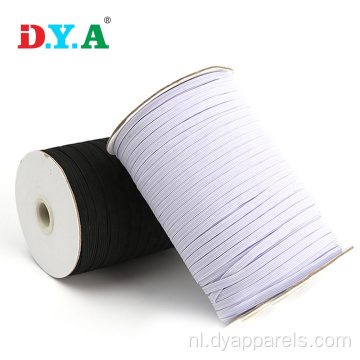 Polyester breedte elastische koord gevlochten elastische band